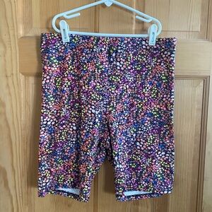 Vibrant Floral Women's Bike Shorts
